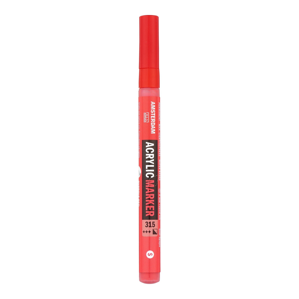 Marcador de Tinta Acrílica com Ponta de 2 mm - Vermelho Pyrrole Vermelho-1