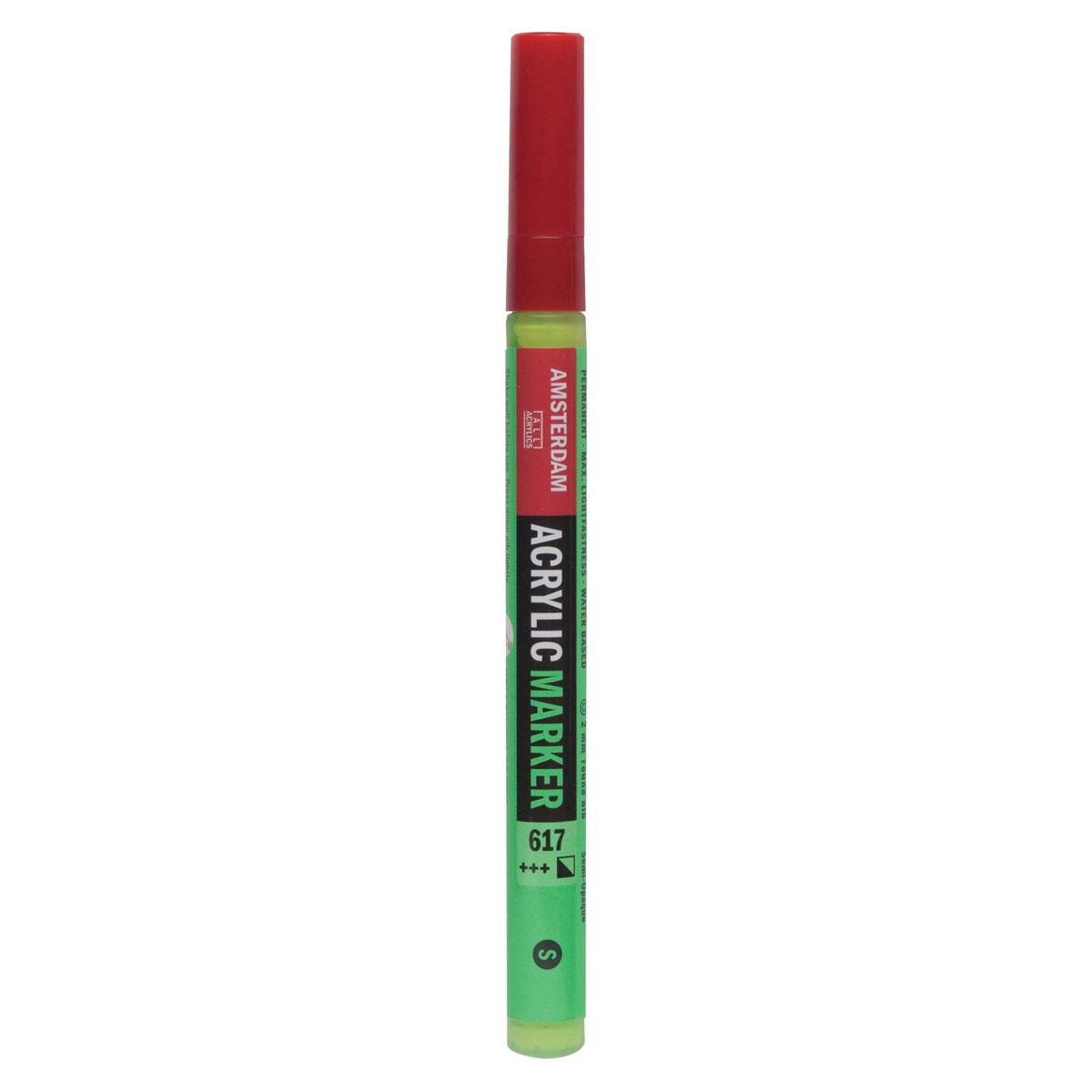 Marcador de Tinta Acrílica com Ponta de 2 mm - Verde Amarelo Verde / Amarelo-1