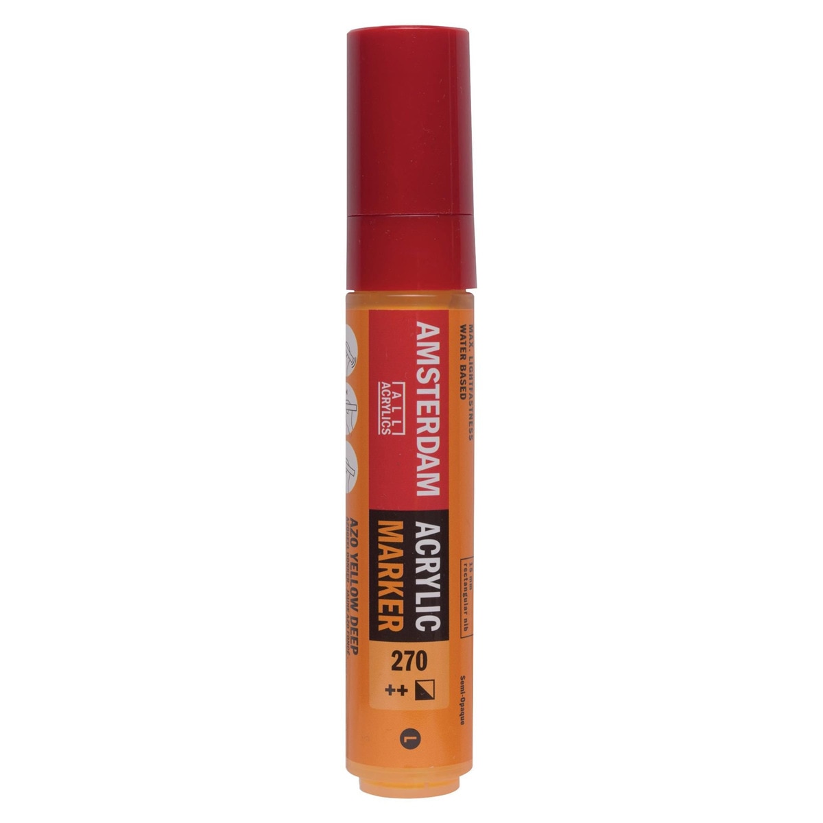 Imagem 0 de Marcador de Tinta Acrílica com Ponta de 15 mm - Amarelo Azo Escuro