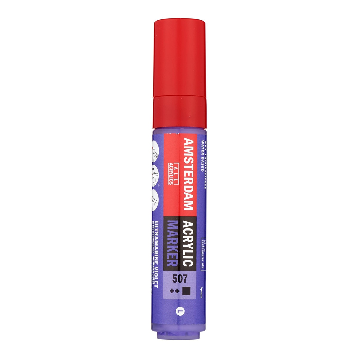 Imagem 0 de Marcador de Tinta Acrílica com Ponta de 15 mm - Azul Ultramar Violeta