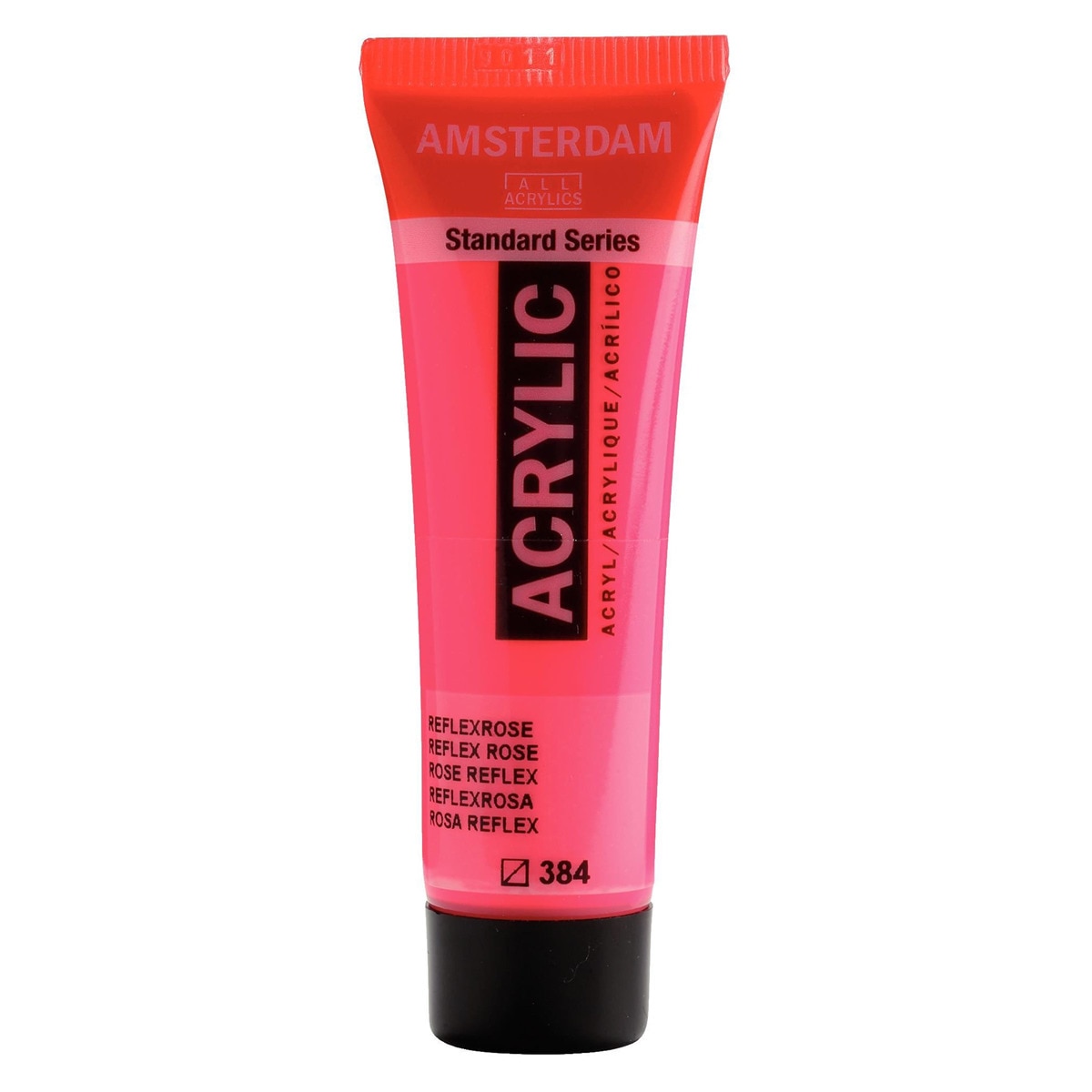 Imagen 0 de Tubo de pintura acrílica de 20 ml Ámsterdam rosa reflex