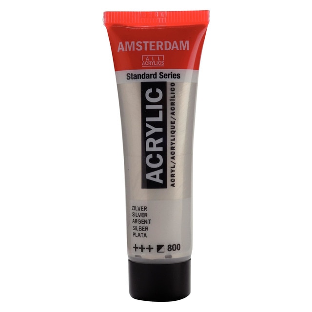 Imagem 0 de Tubo de Tinta Acrílica - 20 ml - Prateado