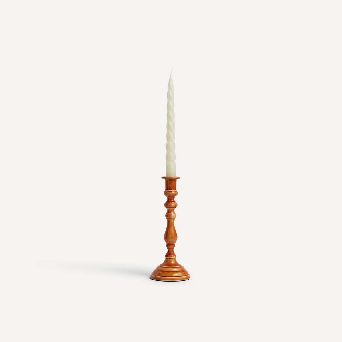 Set 4 velas Candelabro rizado El Corte Inglés Blanco-5