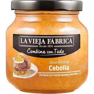 salsa dulce de cebolla frasco 280 g neto escurrido - La Vieja Fabrica