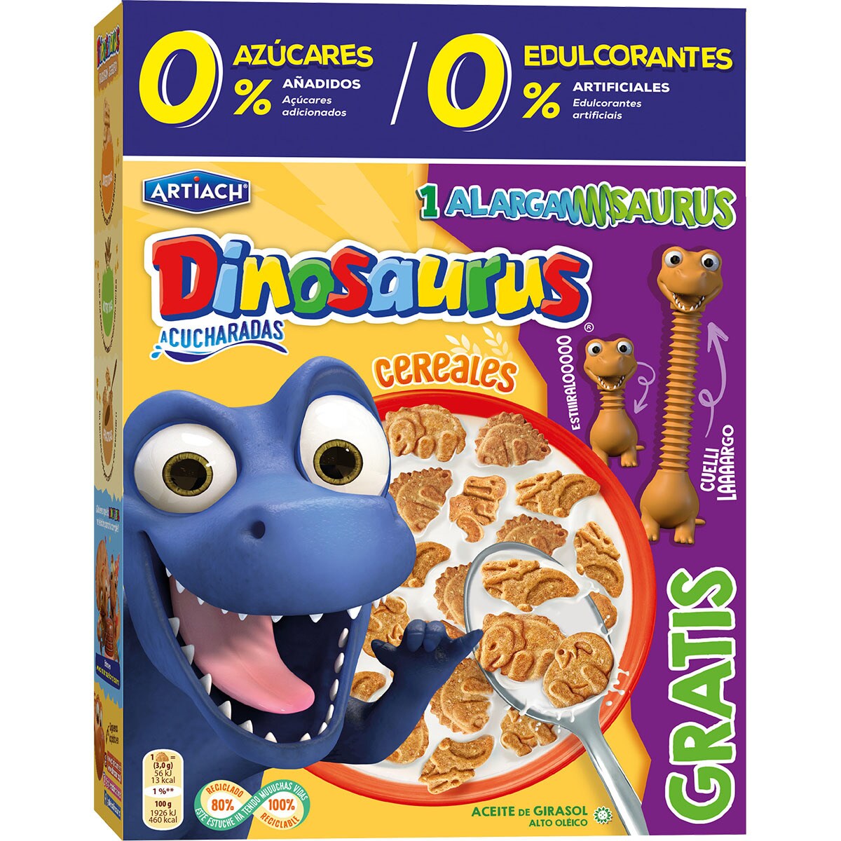 galletas de cereales a cucharadas 0% azúcares y 0% edulcorantes paquete 300 g