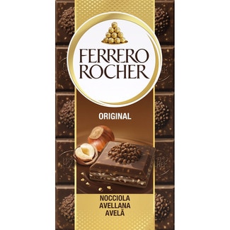 Original chocolate con leche y avellanas tableta 90 g - Ferrero Rocher