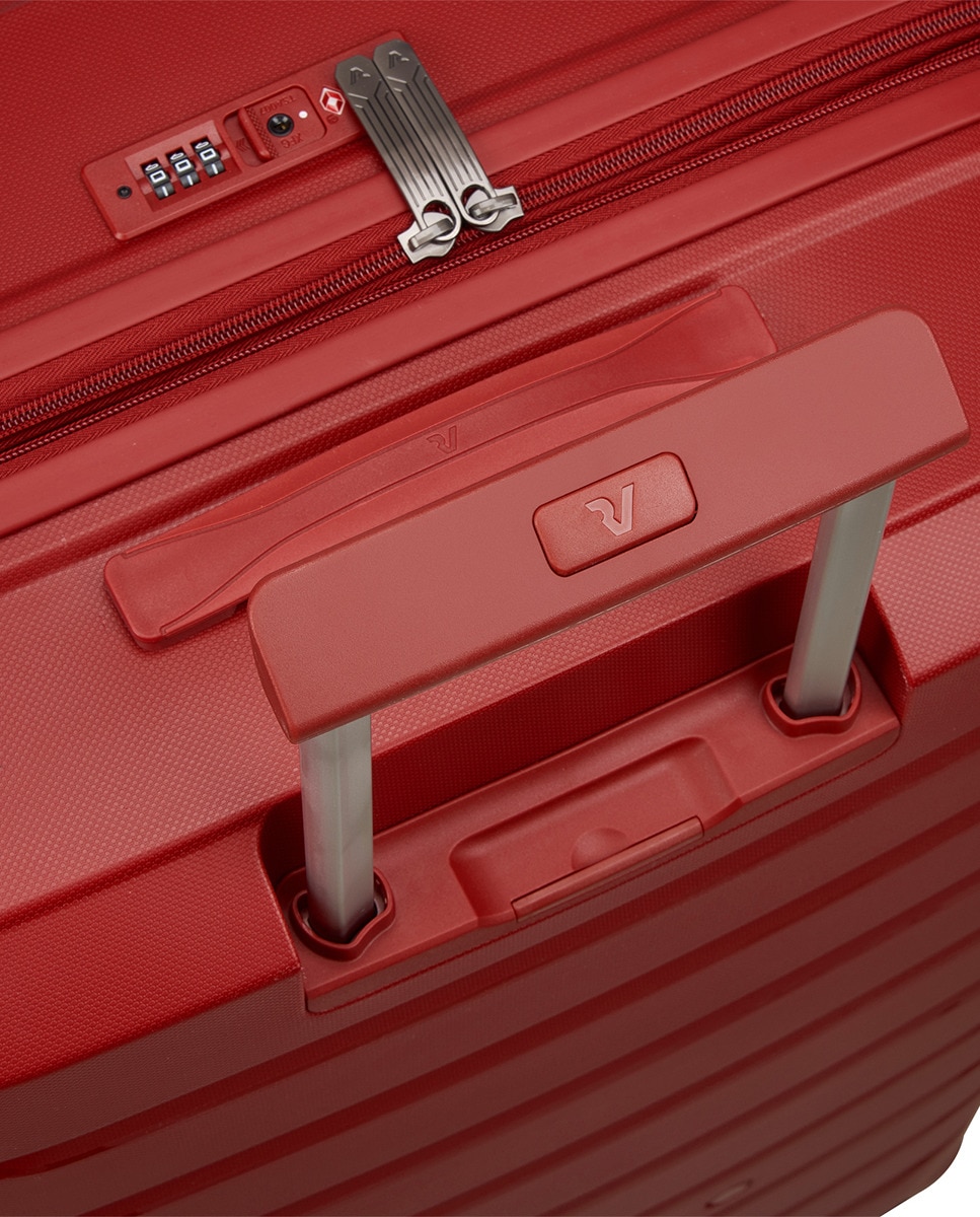 Trolley Médio B-Flying Rígido Expansível até 87 L Vermelho-8