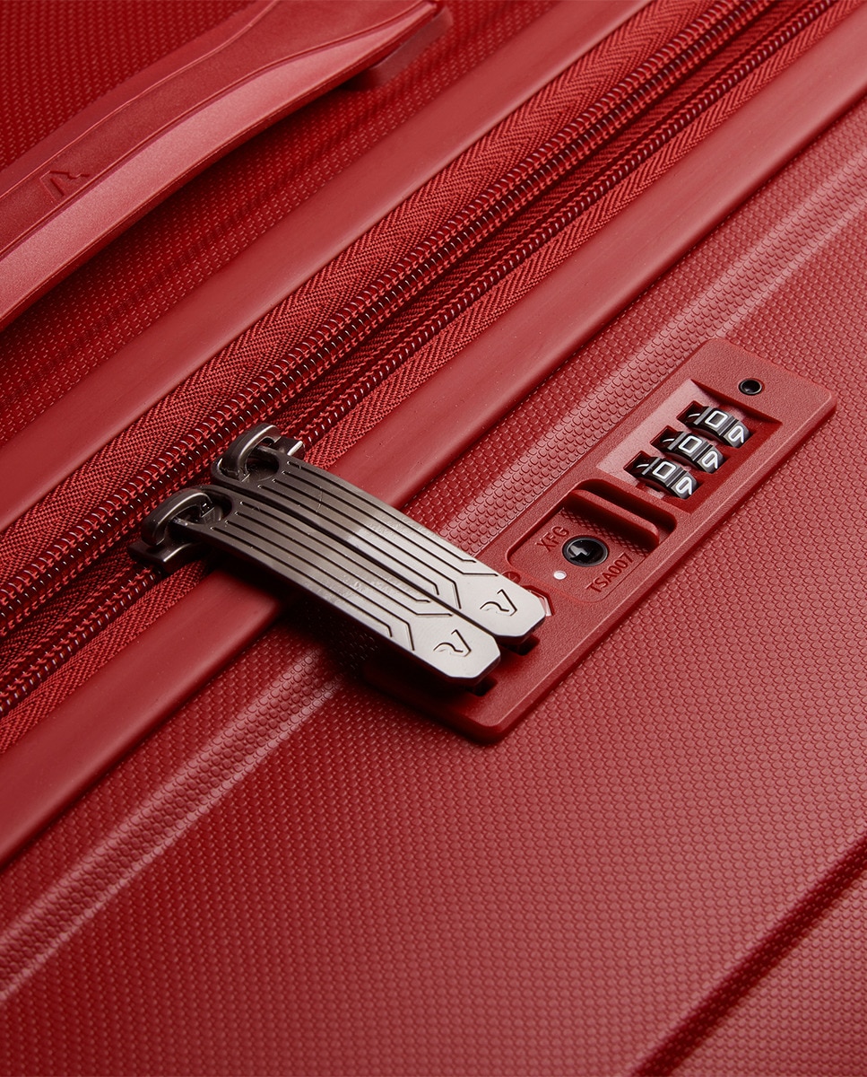 Trolley Médio B-Flying Rígido Expansível até 87 L Vermelho-7