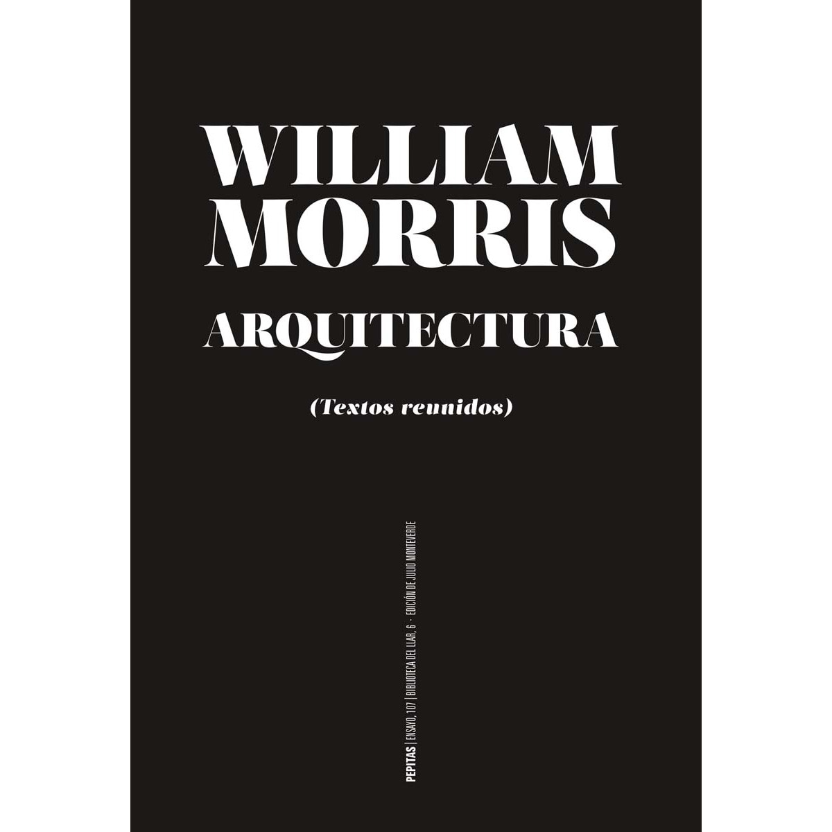 Arquitectura: Textos reunidos (Capa mole com abas) 1