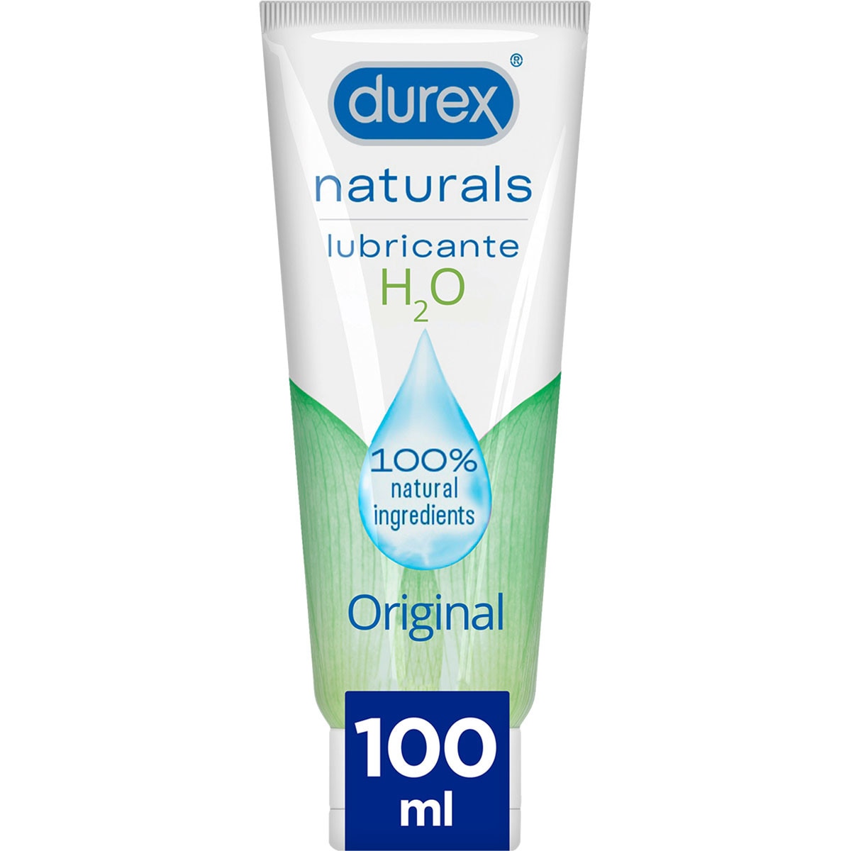 Naturals gel lubricante íntimo original H2O tubo 100 ml