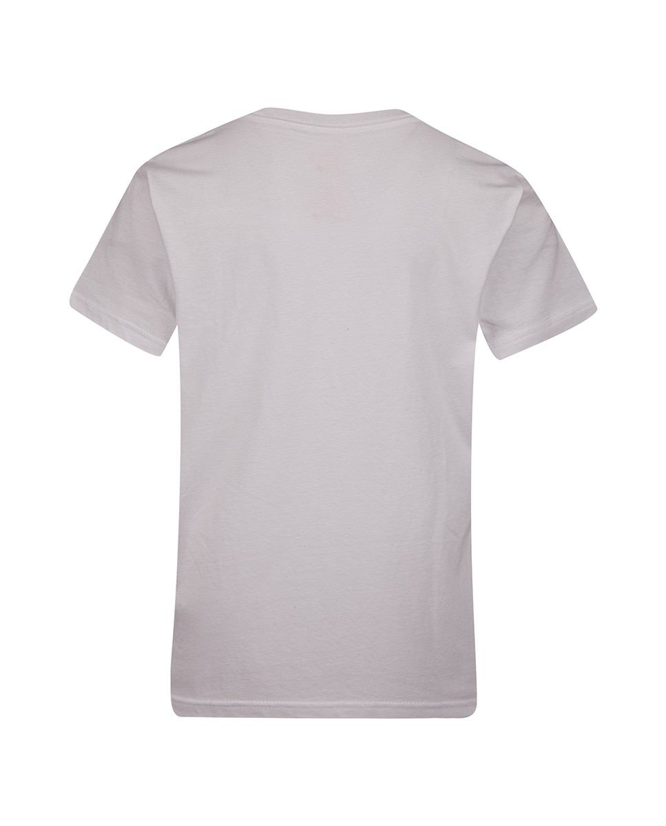 T-shirt com manga curta Branco-2