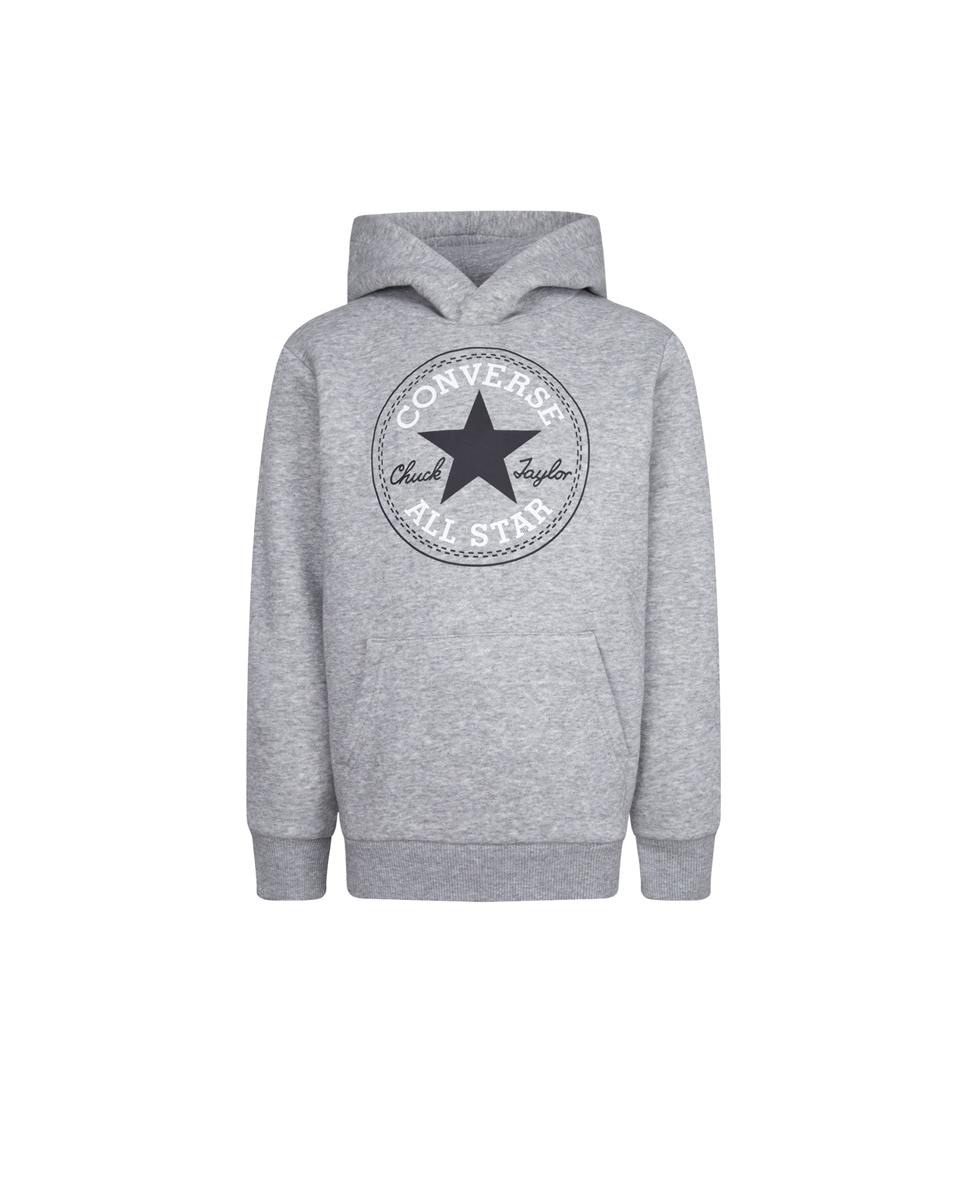 Sweatshirt com Capuz - Cinzento Cinzento-1