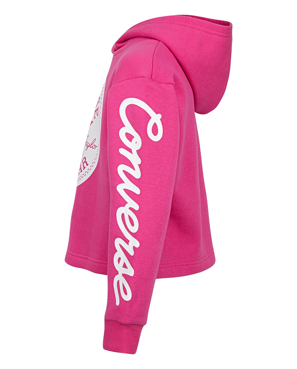 Sweatshirt com capuz Rosa-4