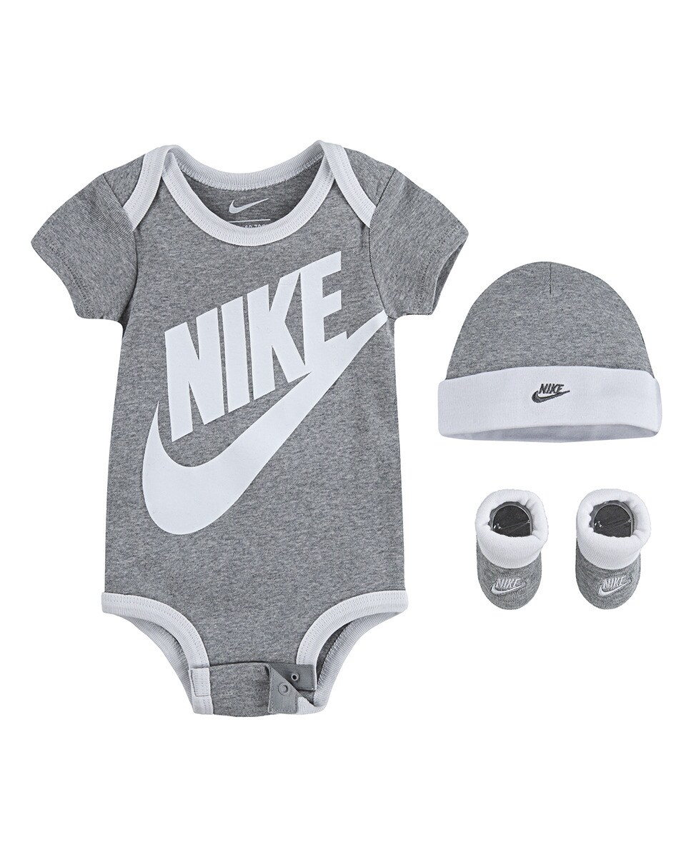 Conjunto de 3 Peças de Bebé - Cinzento Cinzento-4