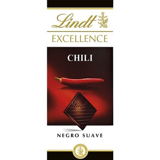 chocolate negro suave con chili tableta 100 g - Lindt Excellence