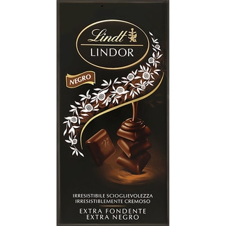 chocolate extra negro tableta 100 g - Lindt Lindor