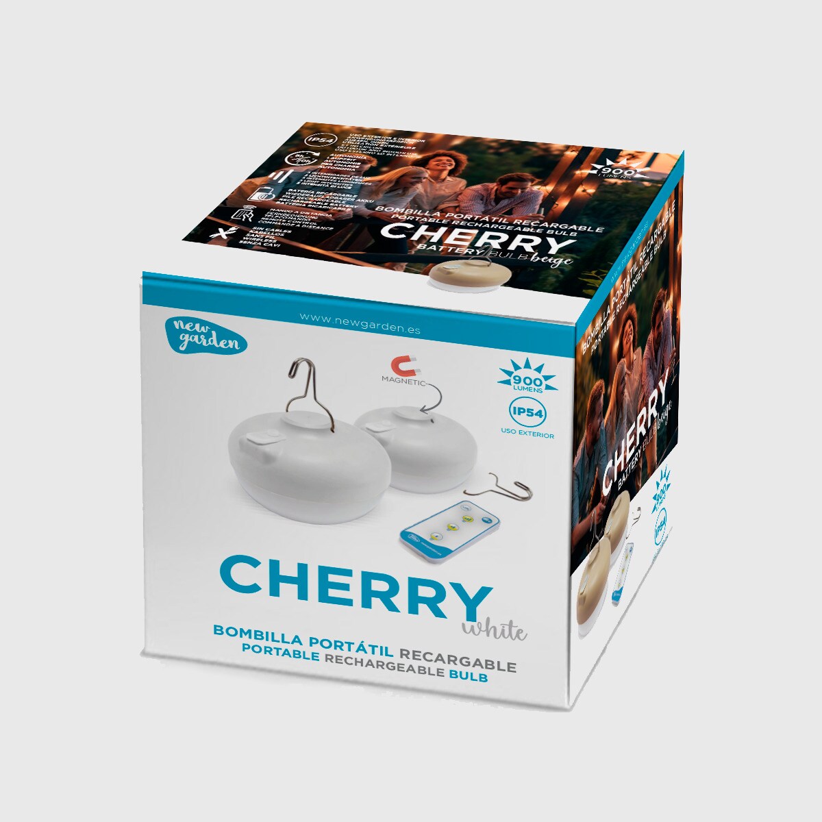 Bombilla Recargable Cherry 9W Blanco-4