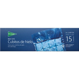 bolsas para cubitos de hielo 24 cubitos cierre automático caja 15 unidades - El Corte Ingles