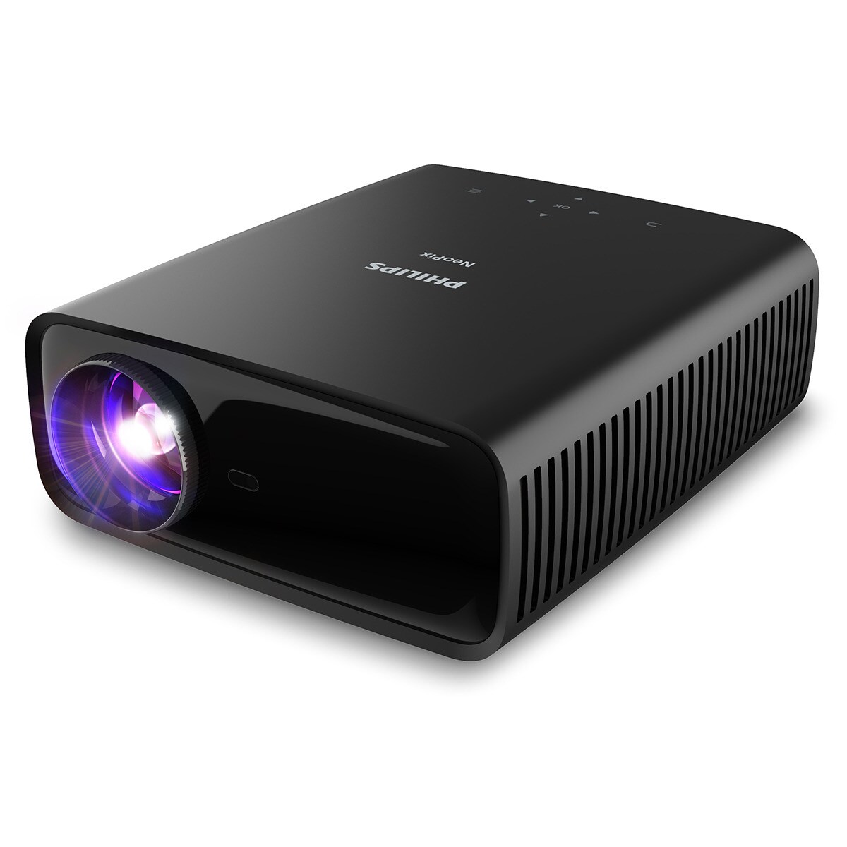 Proyector Philips NeoPix NPX320 Full HD, 80", Wi-Fi y Bluetooth (Reacondicionado Grado A) Negro-1