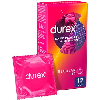 preservativos Dame Placer con puntos y estrías caja 12 unidades - Durex