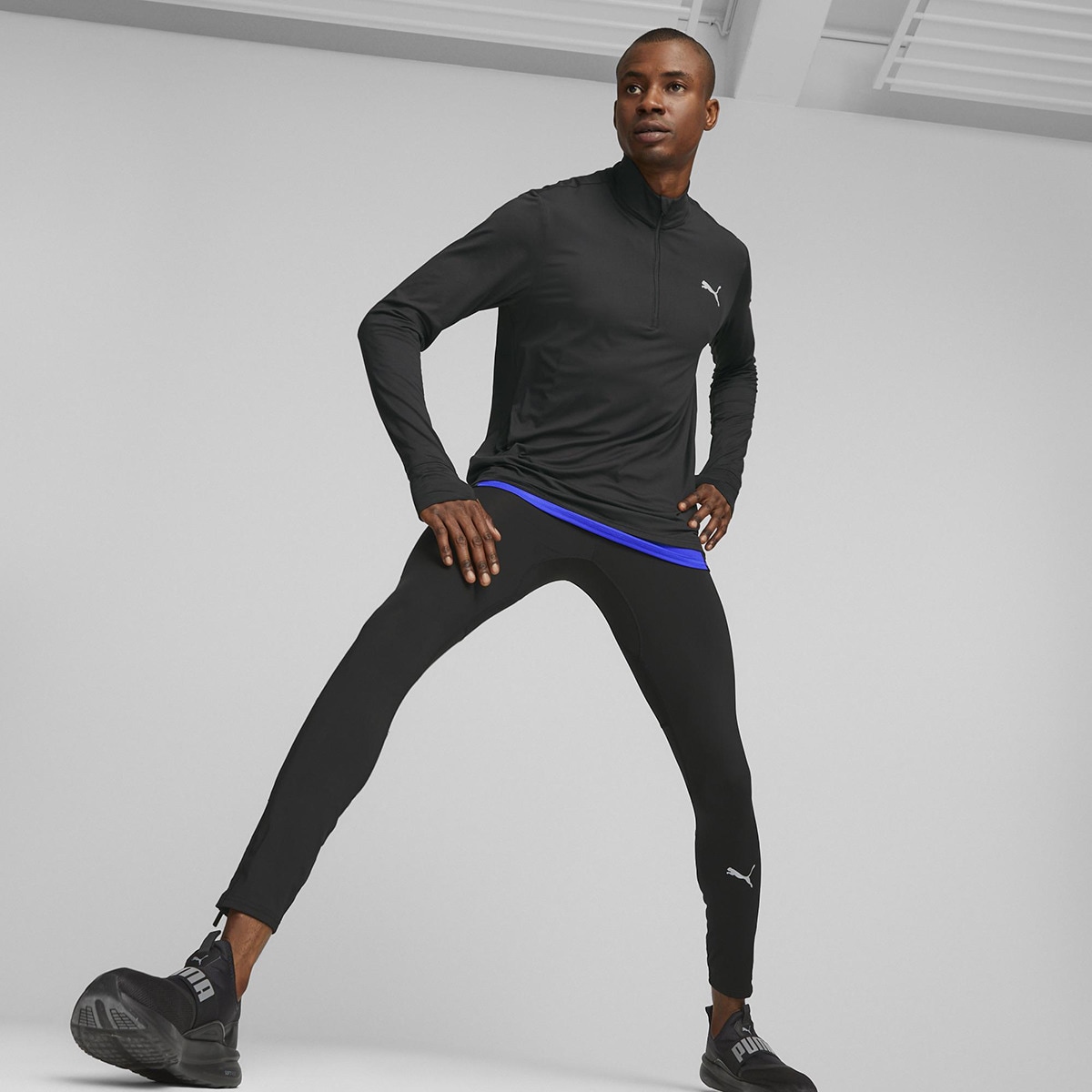 Leggings de Homem Run Favorite Preto-3