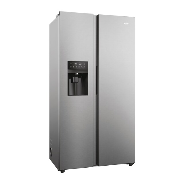 Imagem 0 de Frigorífico Americano Haier SBS 90 Series 5 HSR5918DIMP Total No frost, com Dispensador e de 177,5 cm - Inox Platino