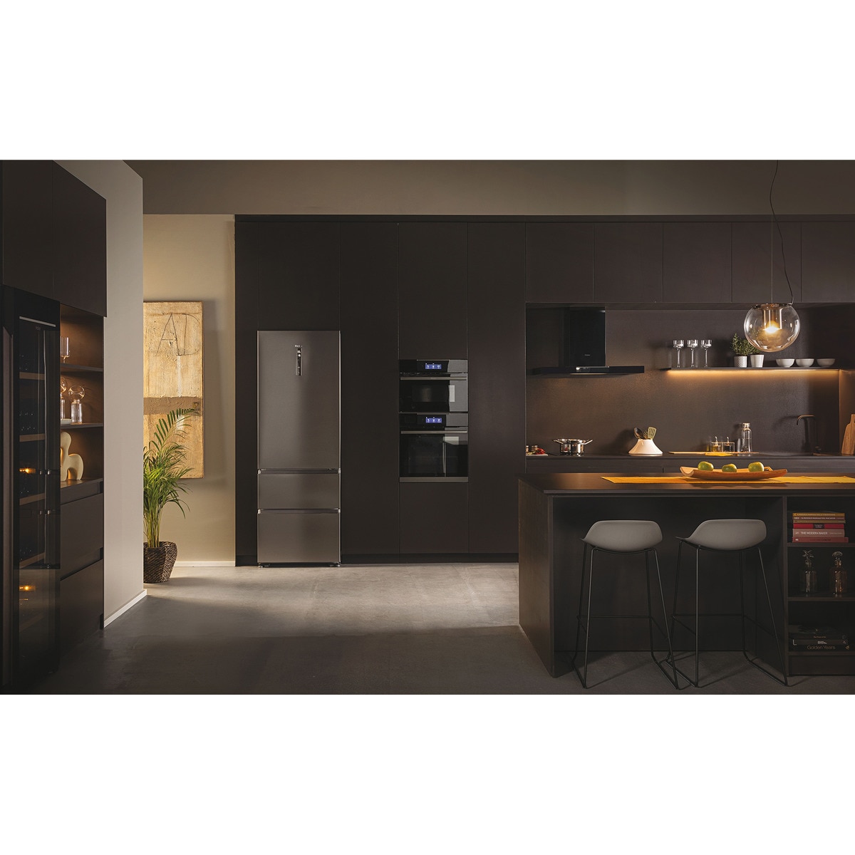Frigorífico combi Haier, Total No Frost, 70 cm de ancho 3D 70 Series 7 - HTR7720DNMP Inox-15