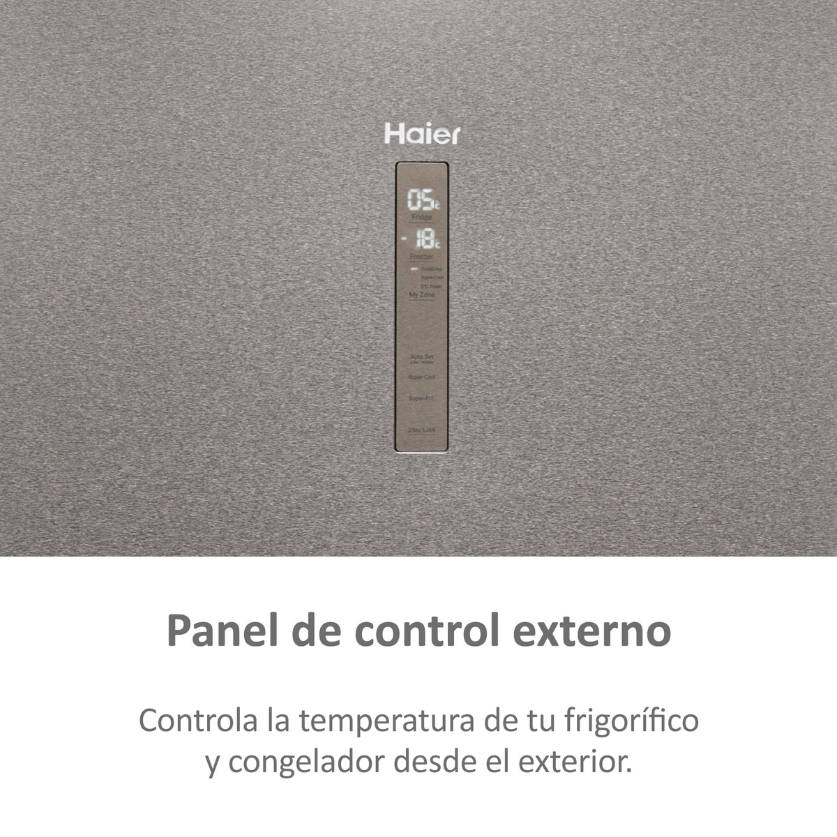 Frigorífico combi Haier, Total No Frost, 70 cm de ancho 3D 70 Series 7 - HTR7720DNMP Inox-14