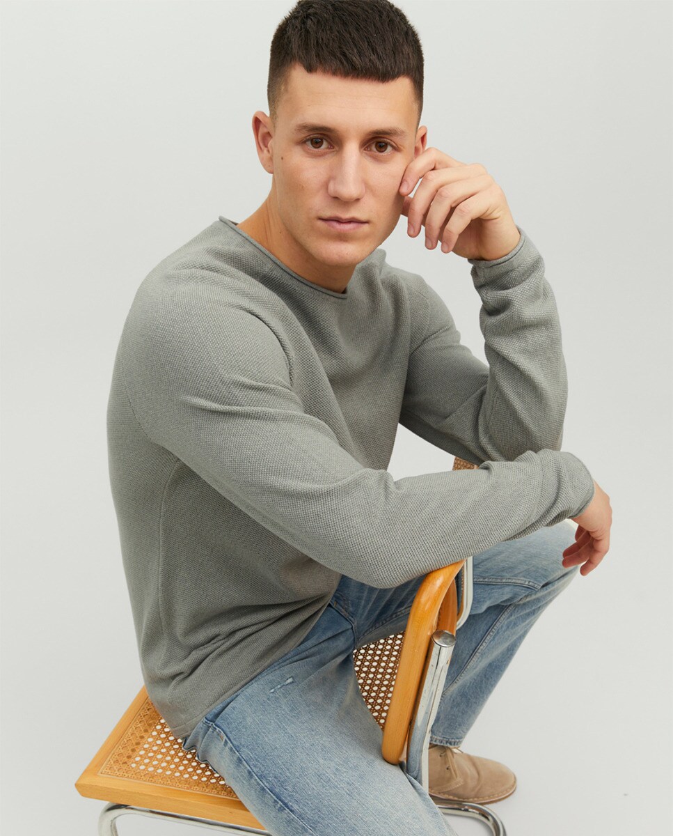 Jersey básico liso de hombre · Jack & Jones · El Corte Inglés