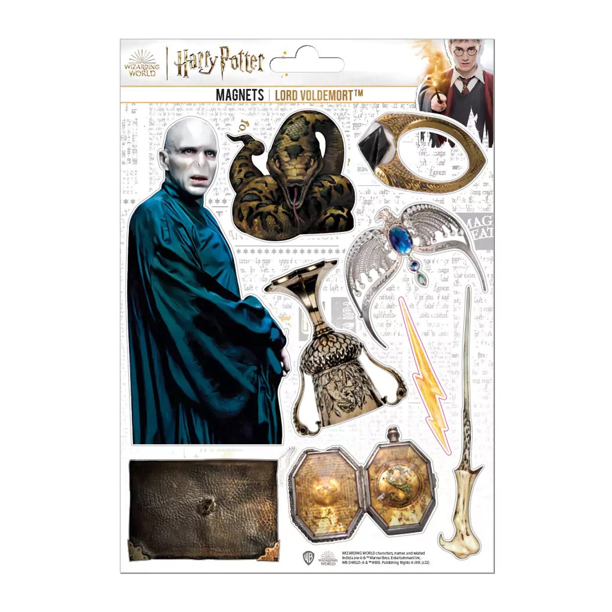 Imagem 0 de Conjunto de Ímanes Voldemort Harry Potter