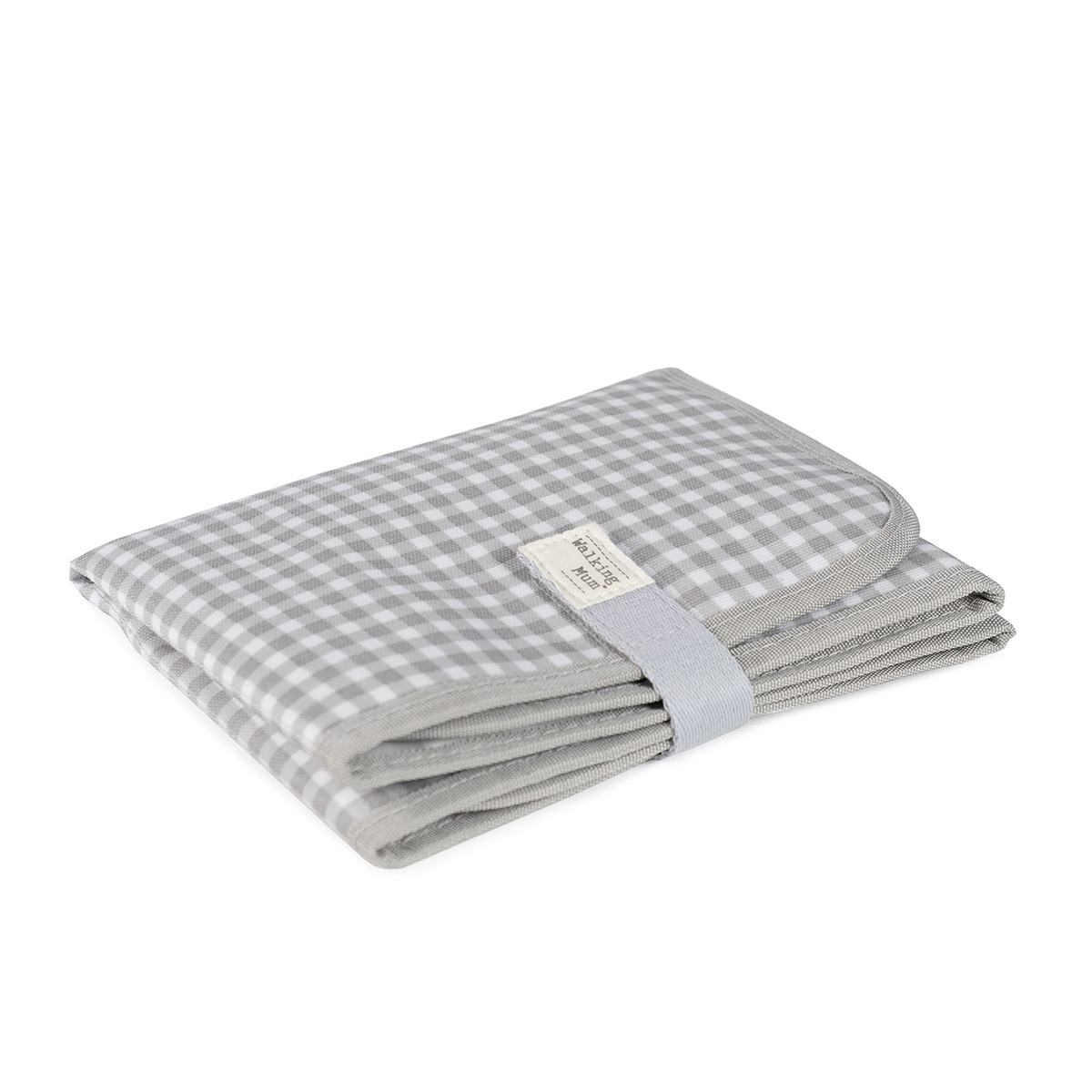 Muda Fraldas de Viagem I Love Vichy Cinzento-3