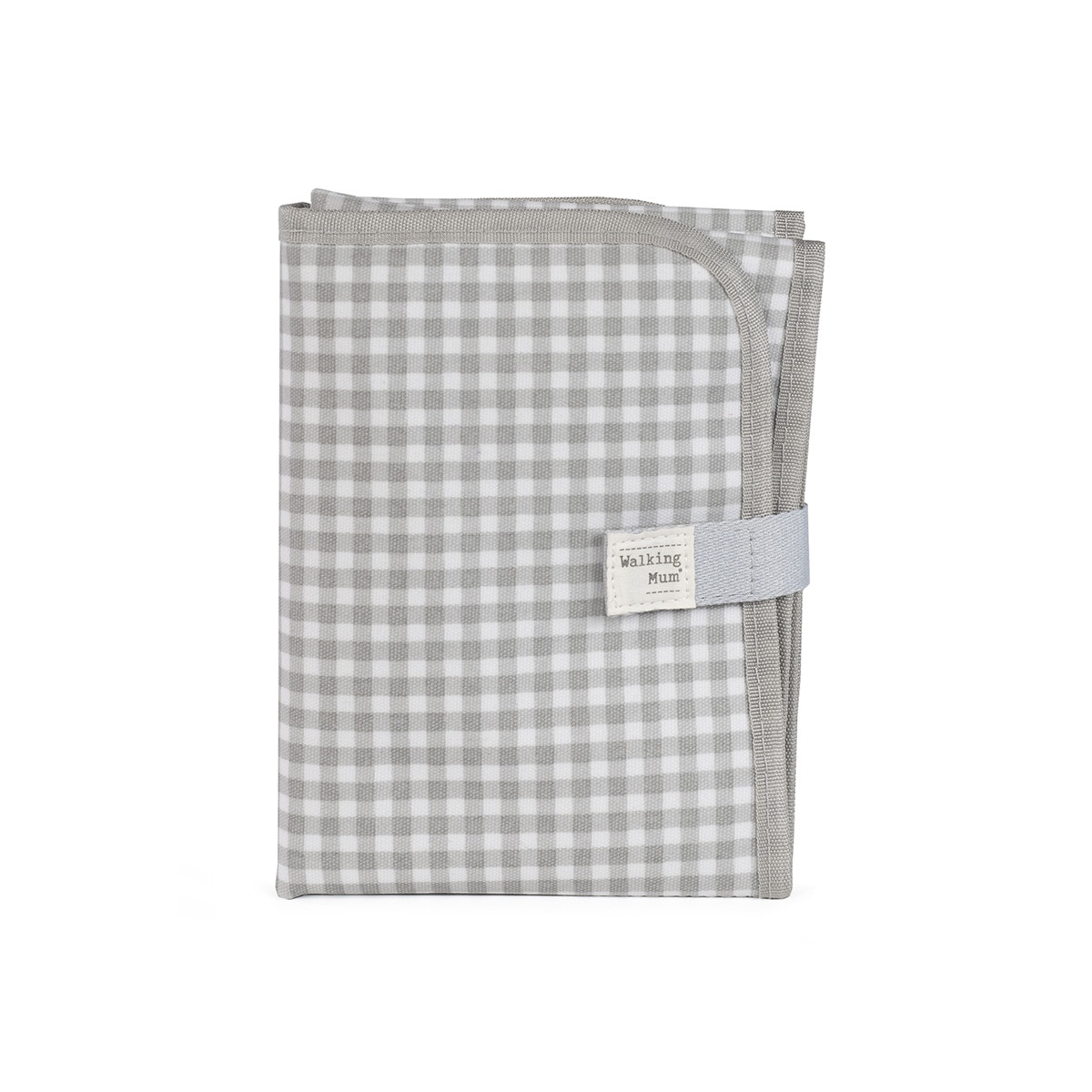 Muda Fraldas de Viagem I Love Vichy Cinzento-1