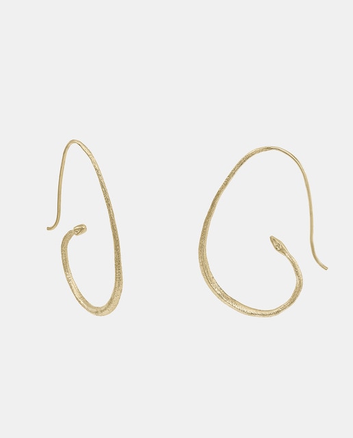 Imagen 0 de Pendientes Cleo de plata dorada