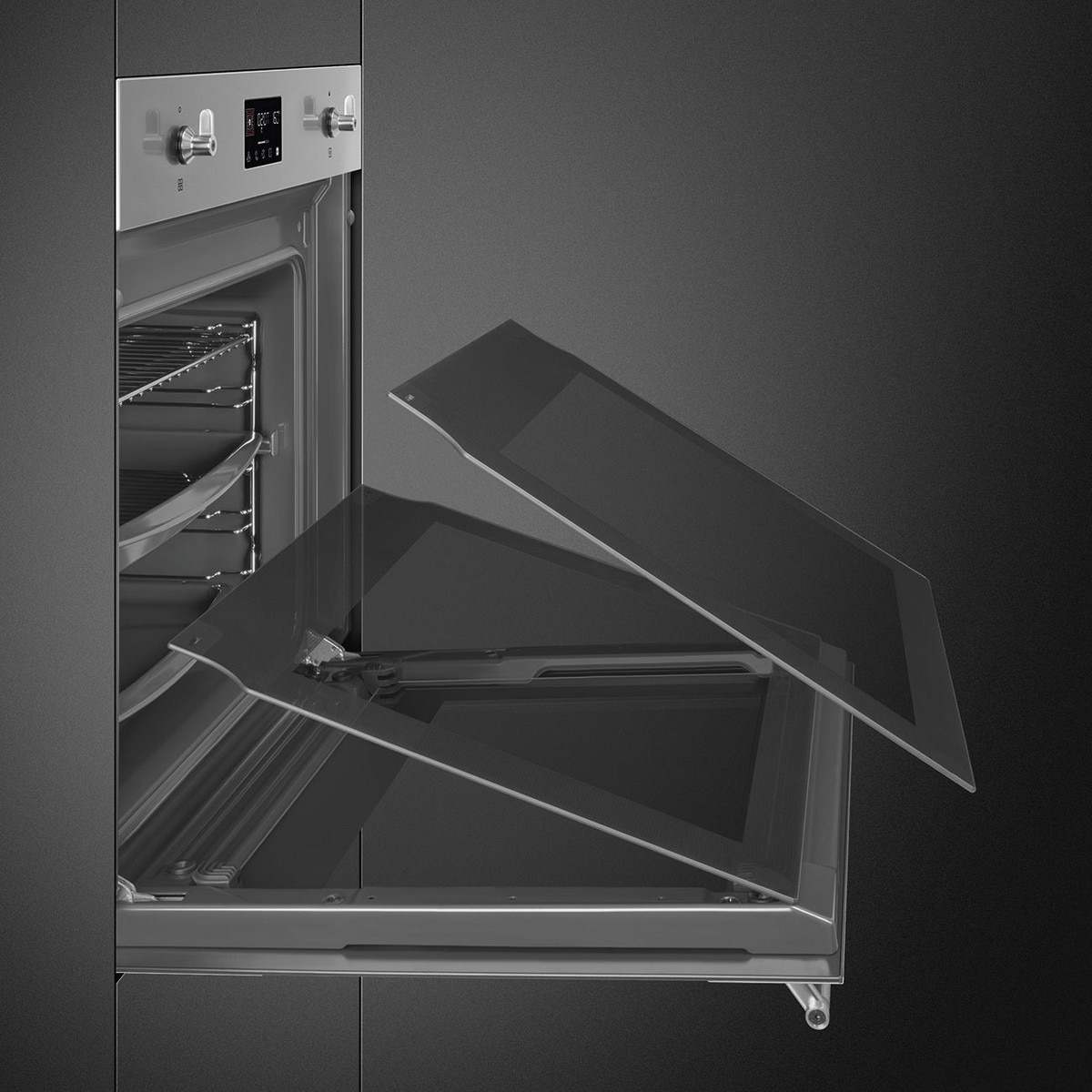 Horno multifunción Smeg Vapor Clean - SO6302TX Acero Inox-8