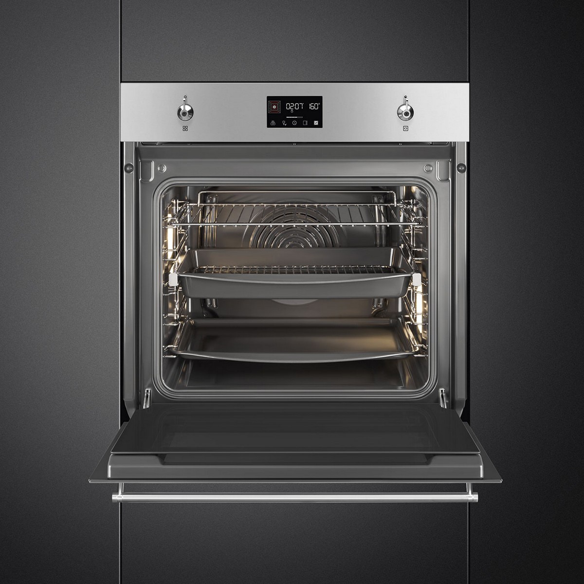 Horno multifunción Smeg Vapor Clean - SO6302TX Acero Inox-6