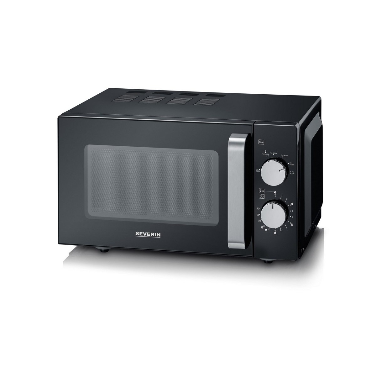 Imagem 0 de Micro-ondas Severin MW7761 sem Prato, de 800 W e Capacidade de 20 Litros - Preto