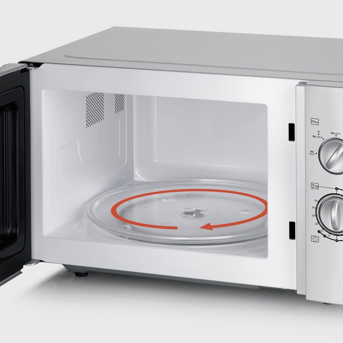 Micro-ondas Severin MW7772 de 900 W e capacidade de 28 Litros - Cinzento Cinzento-2