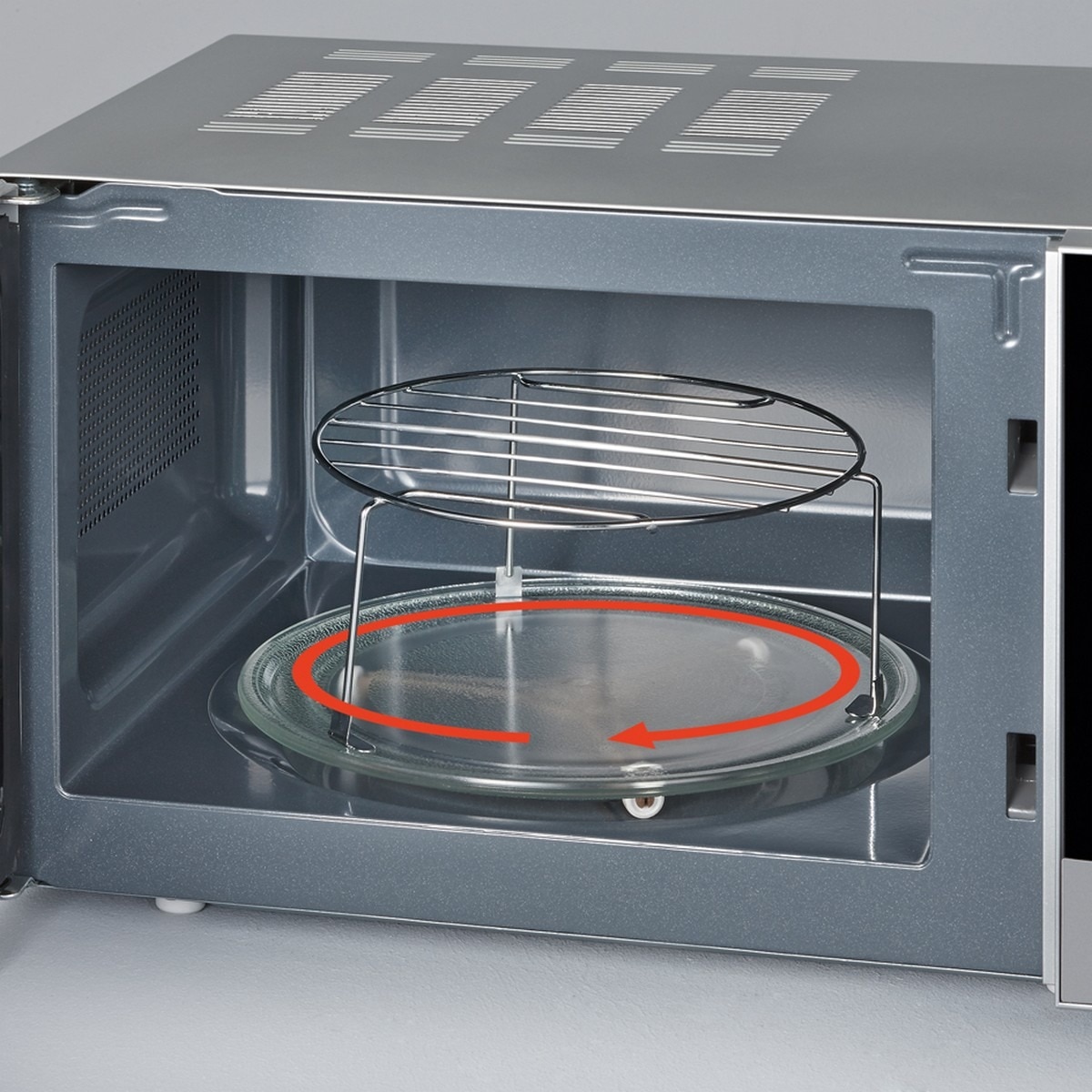 Micro-ondas com Grill Severin MW7771 de 700 W e Capacidade de 20 Litros - Preto e Cinza Preto / Cinzento-2