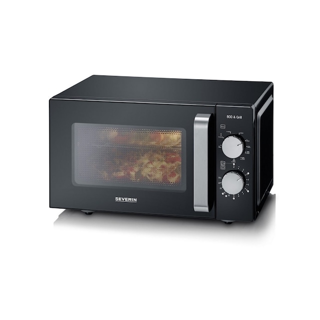 Imagem 0 de Micro-ondas com Grill Severin MW7762 sem Prato, de 800 W e Capacidade de 20 Litros - Preto