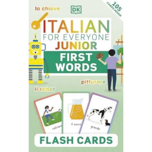 Imagem 0 de Italian for everyone junior first wordsflash card