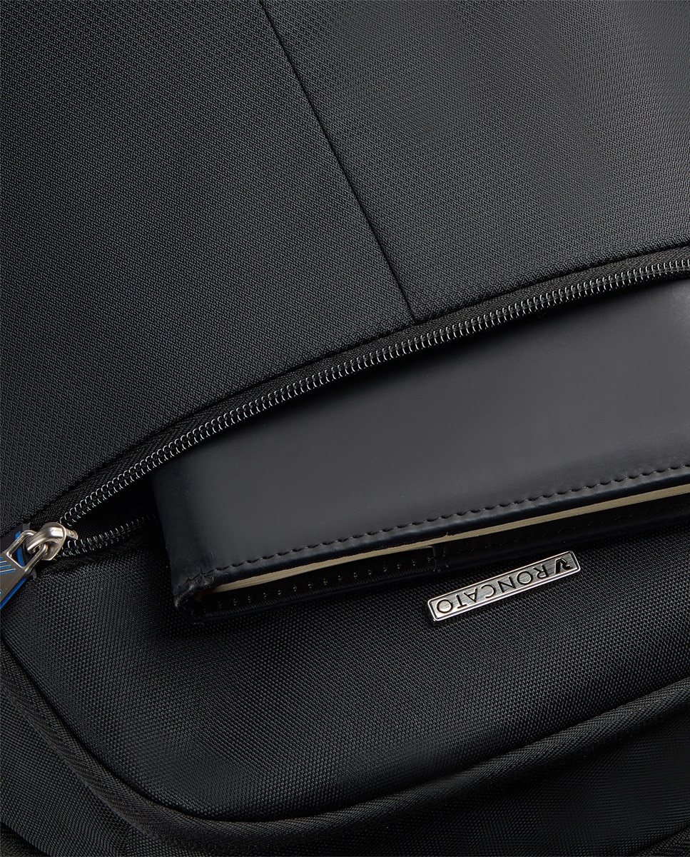 Mochila Porta-PC de 17,3" com 2 Compartimentos Preto-6