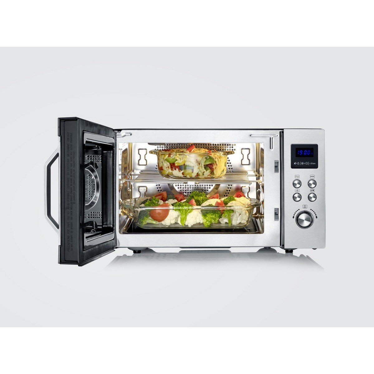 Micro-ondas com Grill e Convecção Severin MW7777 sem Prato, de 900 W e Capacidade de 25 Litros - Inox Inox-2