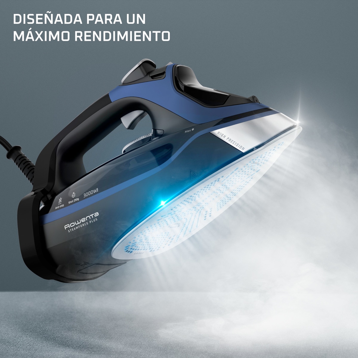 Plancha de vapor Rowenta DW9411D1 Steamforce Plus Azul-7