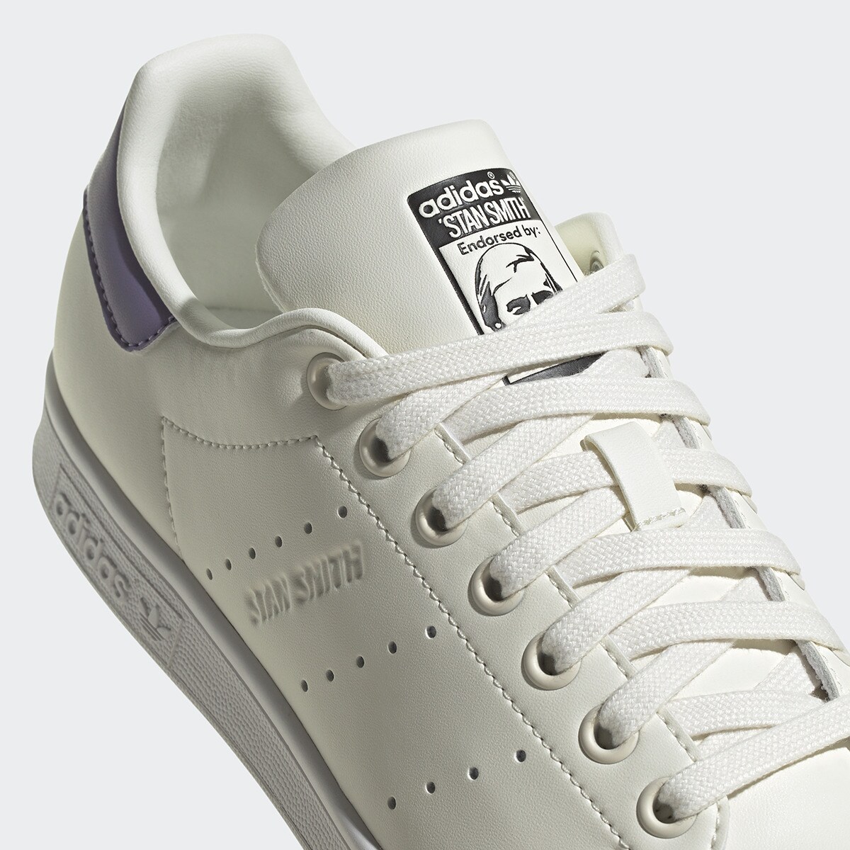 Sapatilhas casual de mulher Stan Smith Adidas Originals Branco/Roxo-8