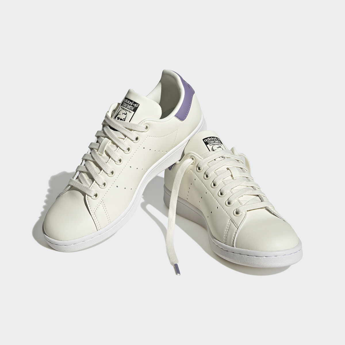 Sapatilhas casual de mulher Stan Smith Adidas Originals Branco/Roxo-2