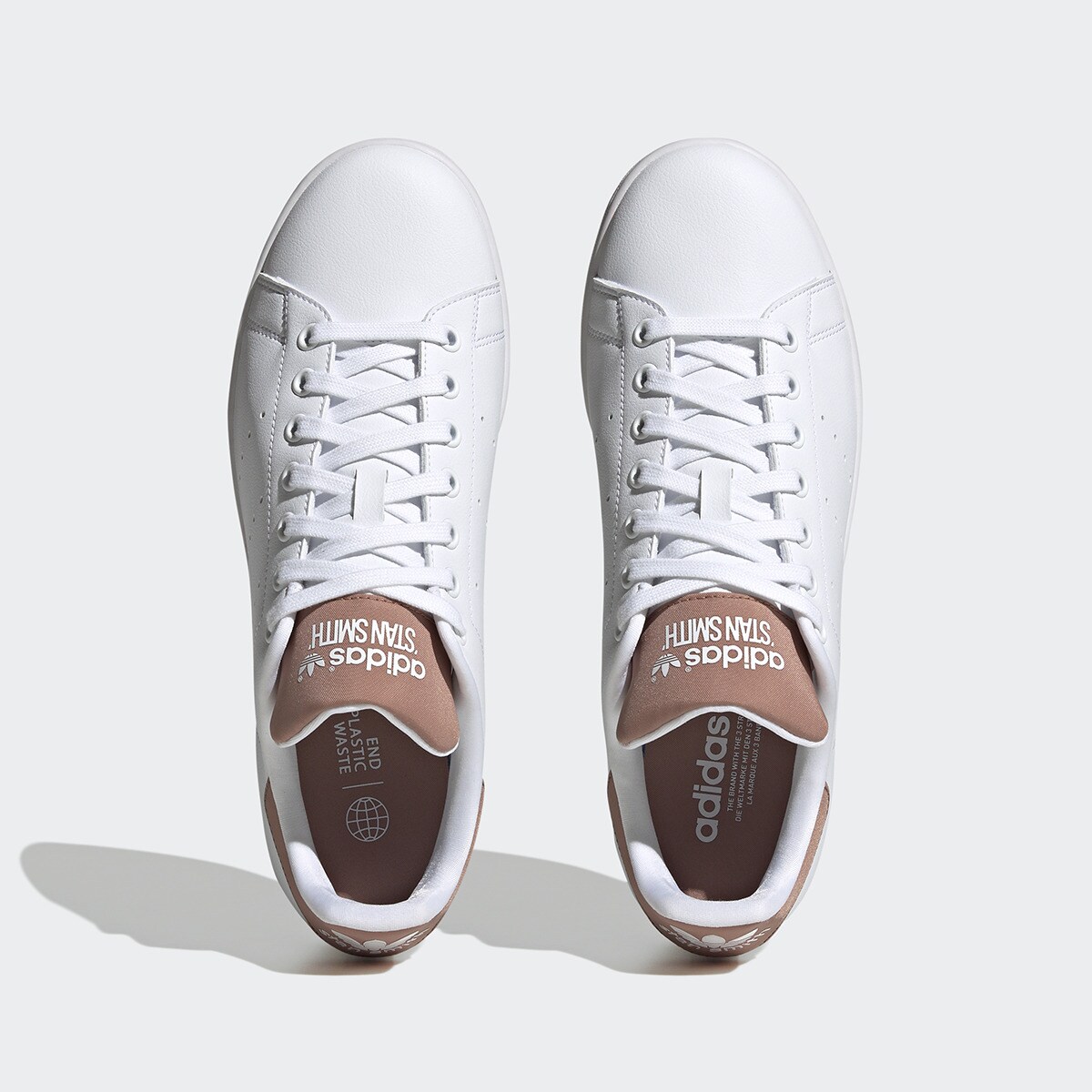 Sapatilhas casual de homem Stan Smith adidas Originals Branco / Castanho-3