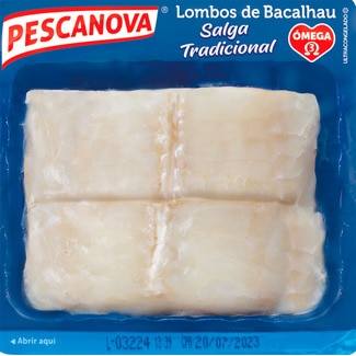 Lombos de Bacalhau embalagem 400 g - Pescanova