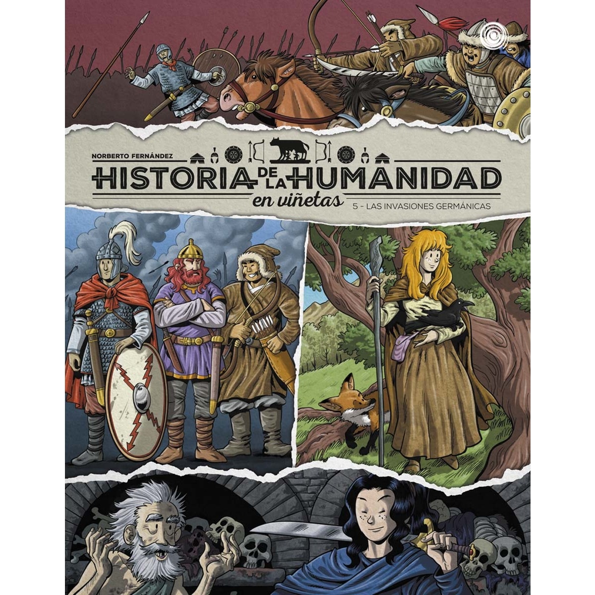 Imagem 0 de Historia de la humanidad en viñetas. Las invasiones germánicas vol. 5 (Capa dura)