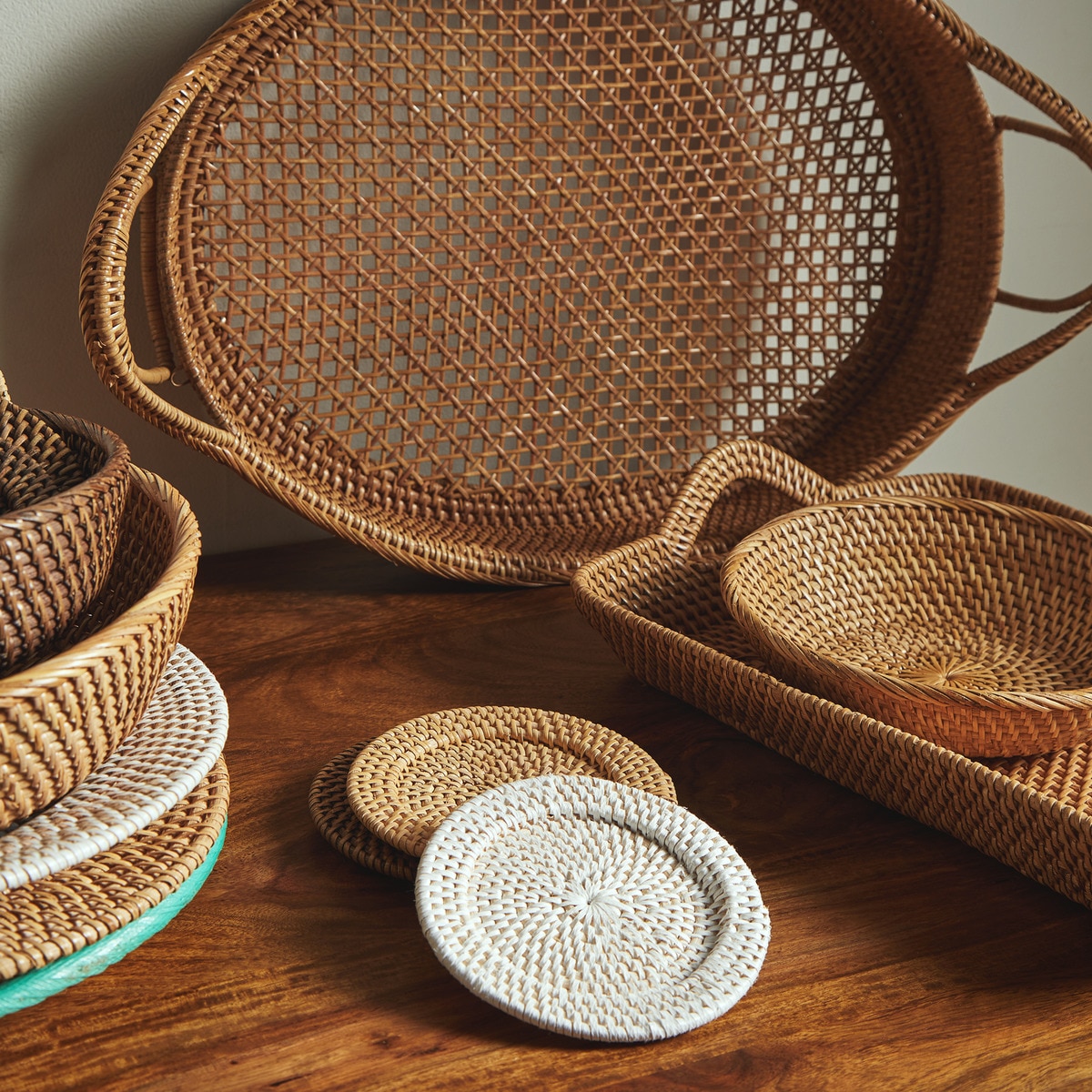 Conjunto de 4 Pratos de Pão Malang Branco-7