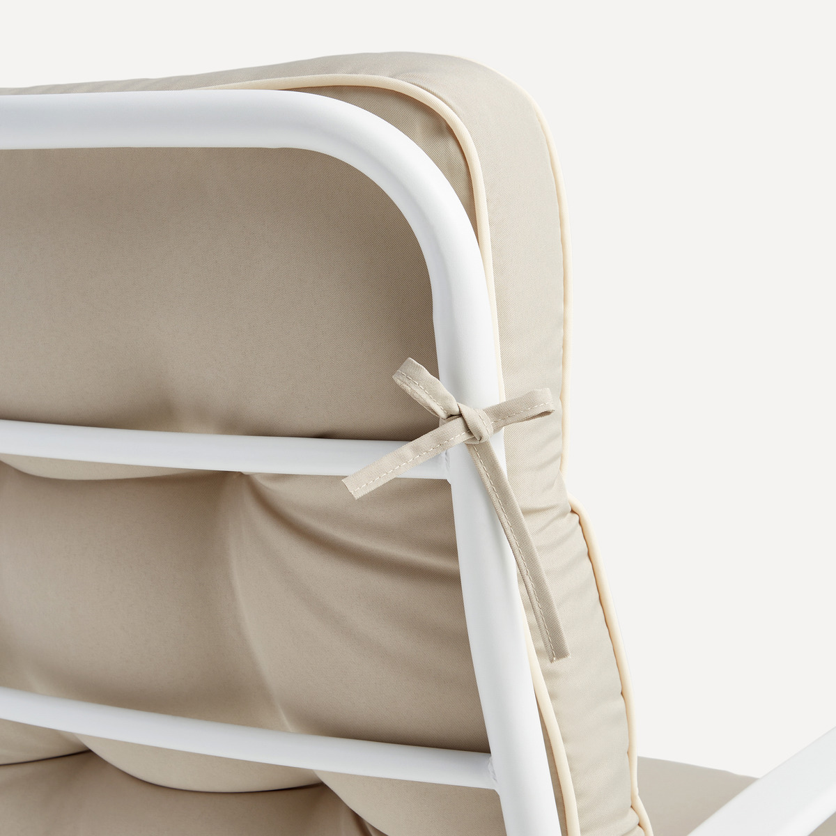 Sillón de comedor de jardín Europa Basics El Corte Inglés Blanco / Beige-6